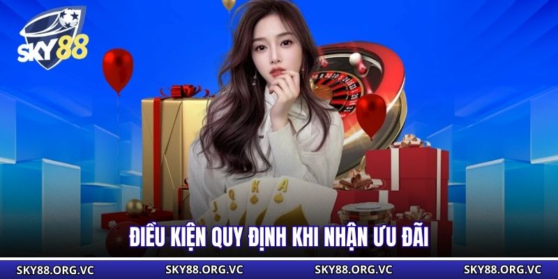 Điều kiện quy định khi nhận ưu đãi