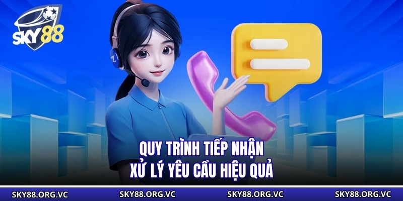 Quy trình tiếp nhận xử lý yêu cầu hiệu quả